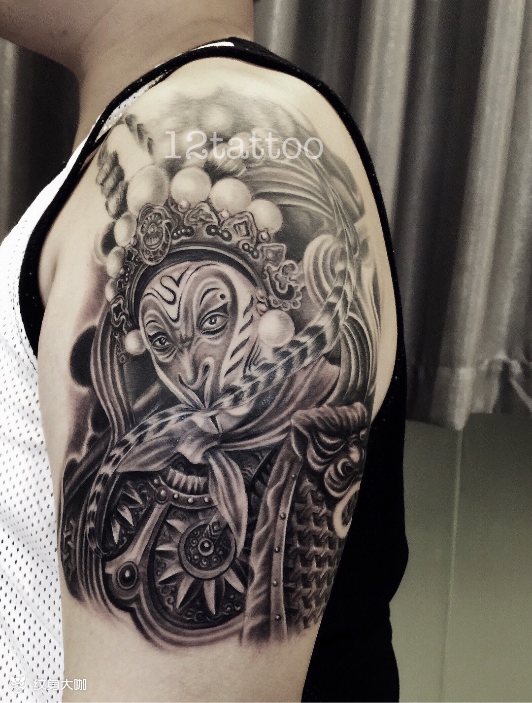 悟空_纹身图案手稿图片_12tattoo的纹身作品集