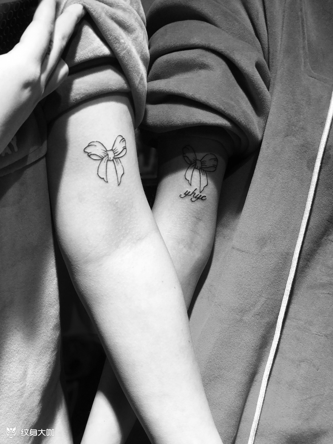 蝴蝶结_纹身图案手稿图片_君刺的纹身作品集