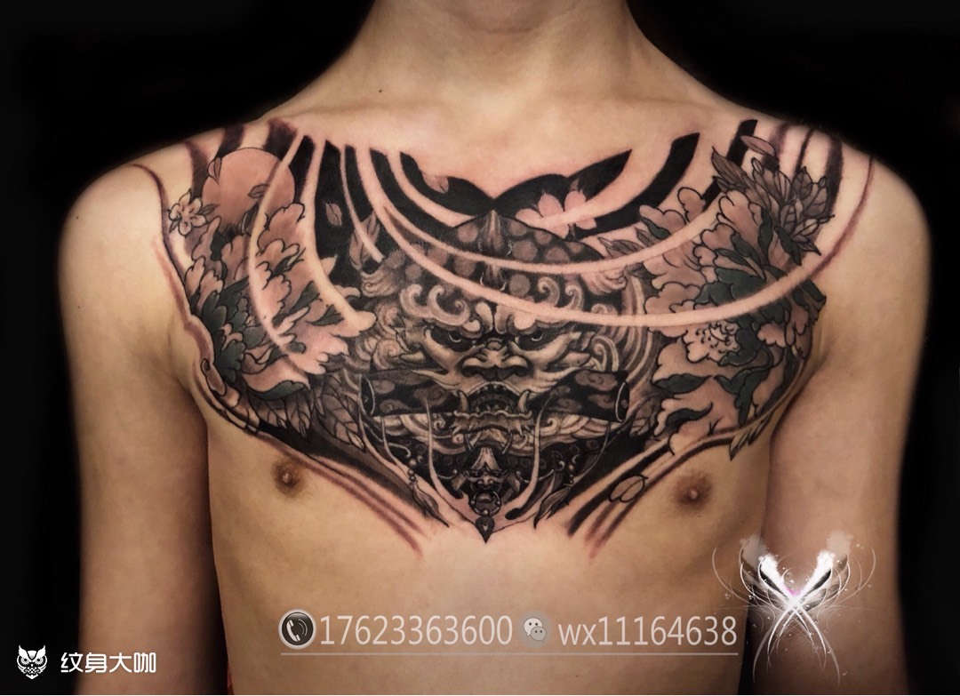 胸部新传统唐狮花胸牡丹简介:微信11164638  作品集内均为本人亲手