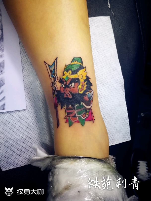 小张飞_纹身图案手稿图片_刘秋伶的纹身作品集