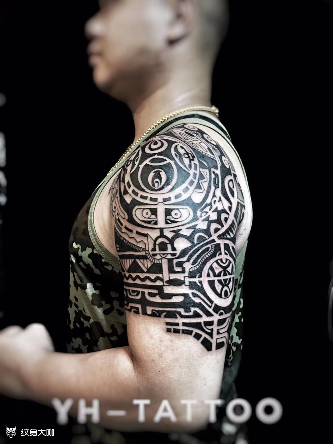 玛雅图腾_纹身图案手稿图片_73(2(/78的纹身作品集