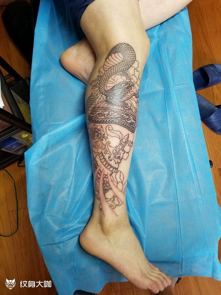 割线_纹身图案手稿图片_雕和的纹身作品集