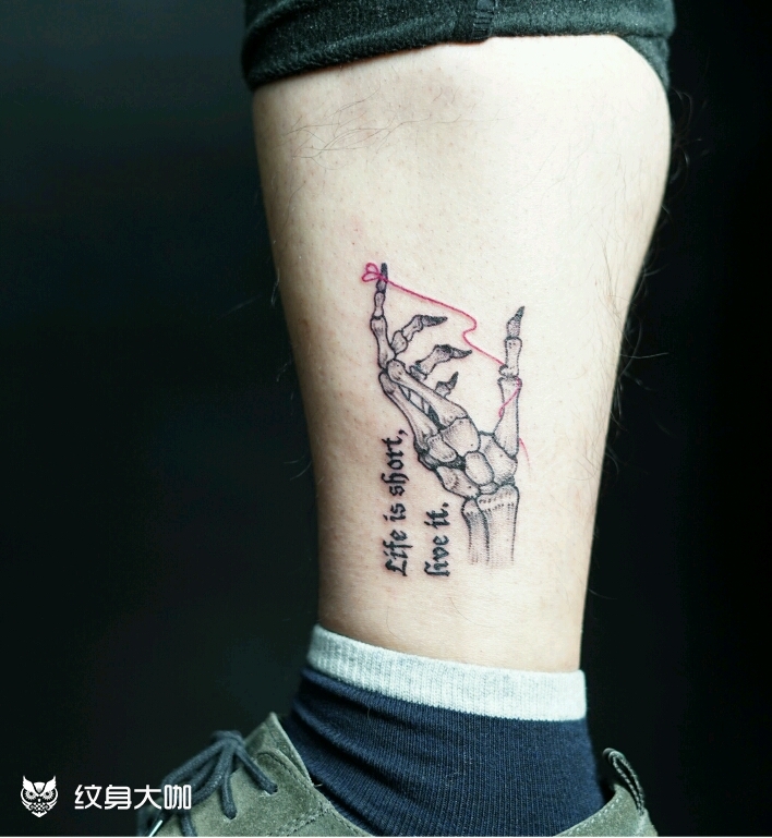 生命线_纹身图案手稿图片_拾岚的纹身作品集