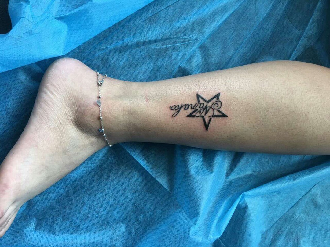 小星星_纹身图案手稿图片_安霆的纹身作品集