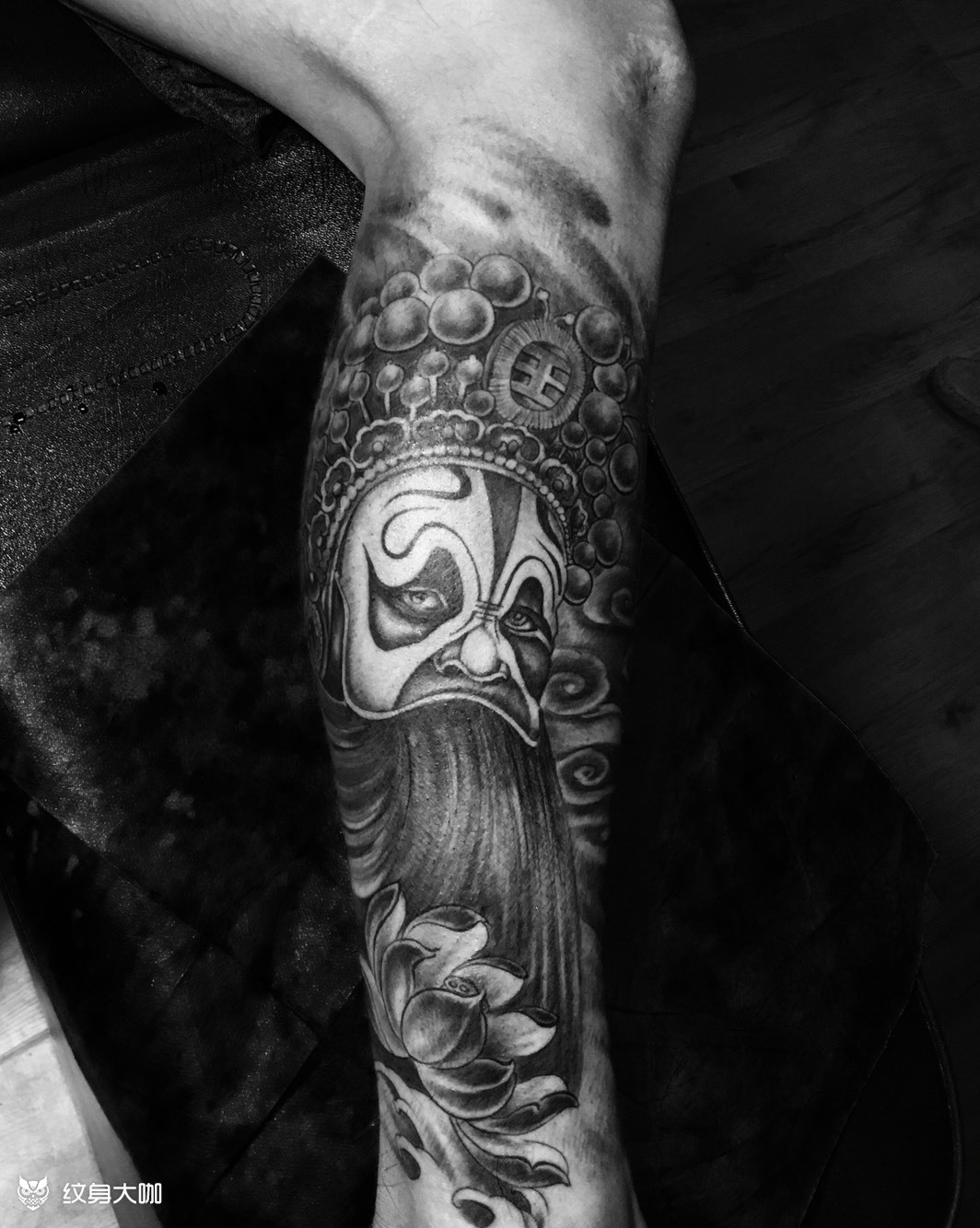 京剧脸谱霸王_纹身图案手稿图片_石林的纹身作品集