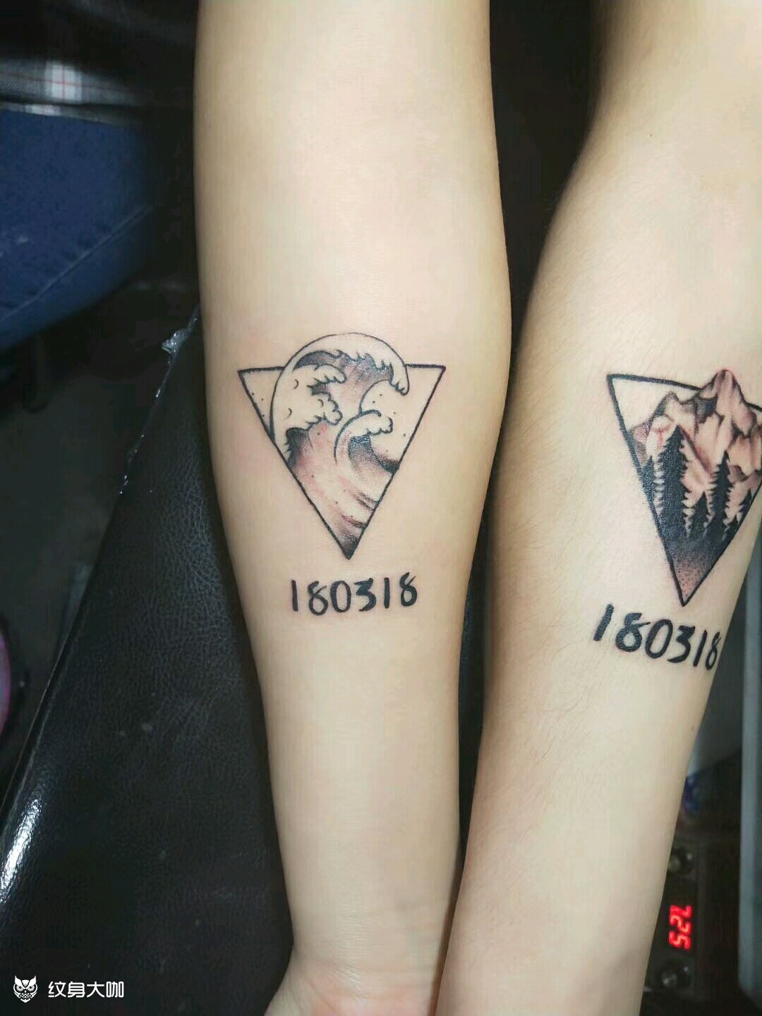 海誓山盟_纹身图案手稿图片_李志磊的纹身作品集