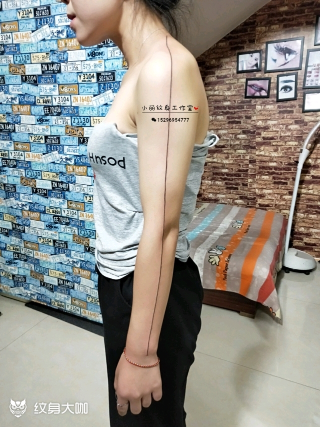 生命线_纹身图案手稿图片_张小丽的纹身作品集