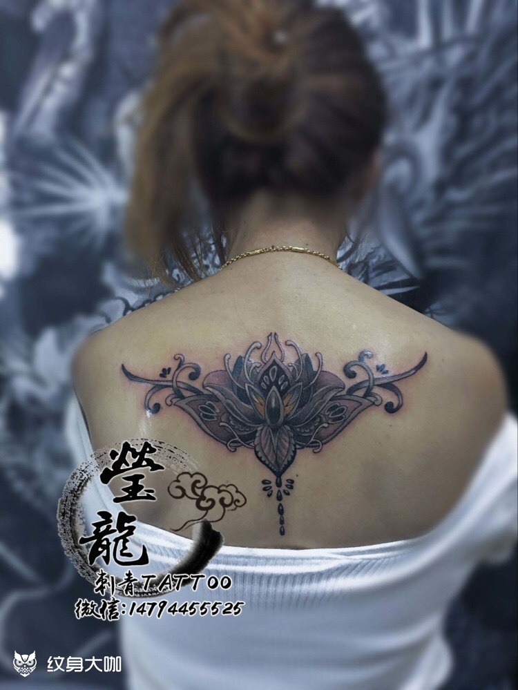 梵花_纹身图案手稿图片_94的纹身作品集