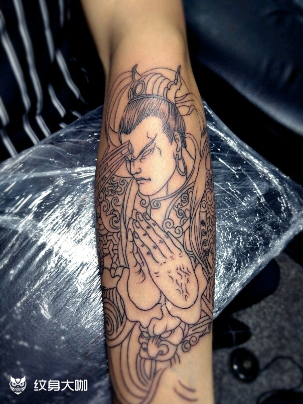 二郎神纹身
