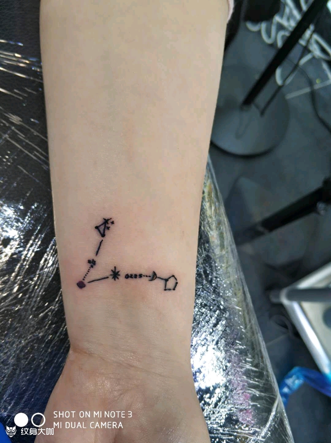 星座_纹身图案手稿图片_赵润英的纹身作品集