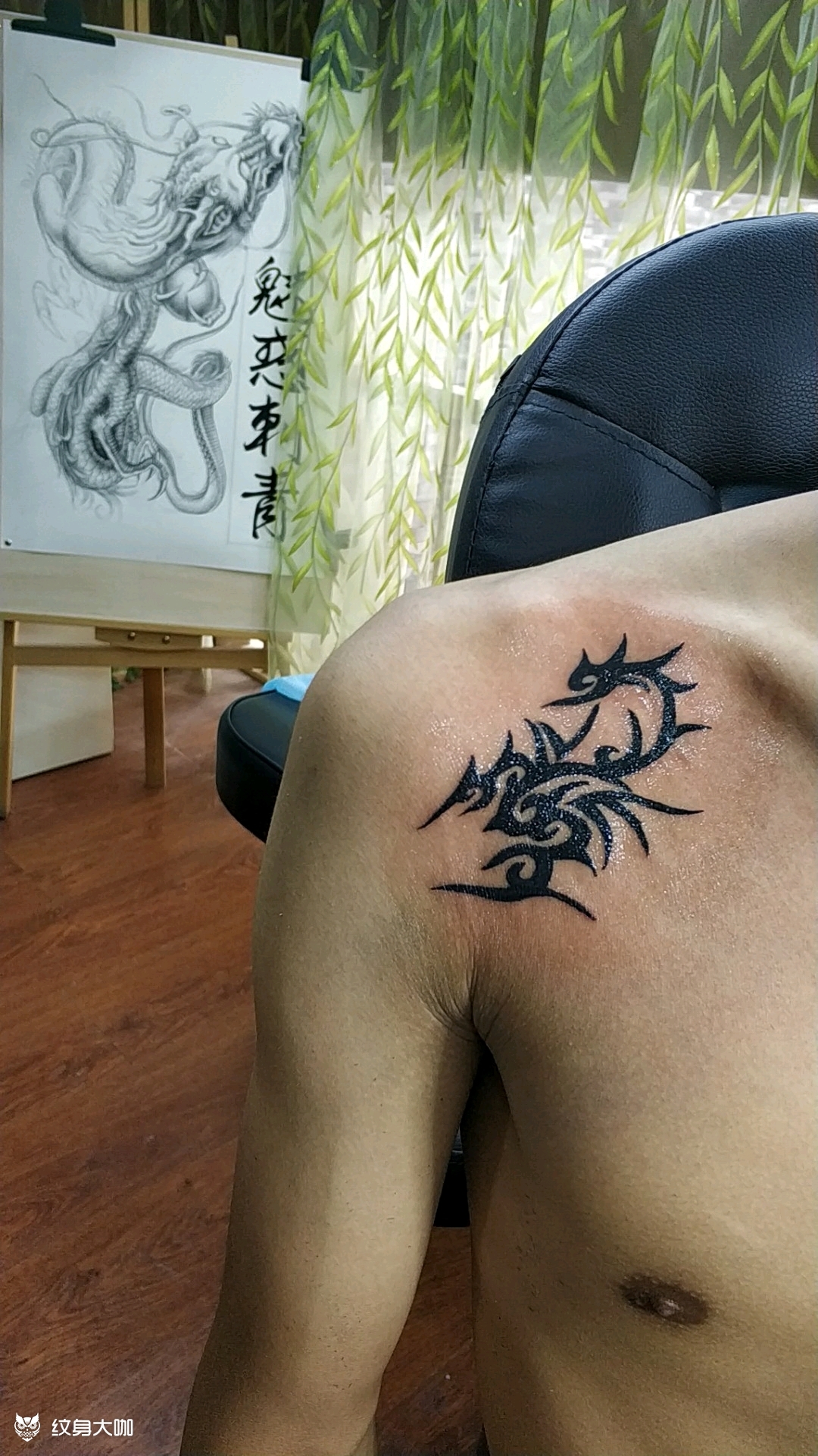 蝎子图腾_纹身图案手稿图片_芳芳的纹身作品集