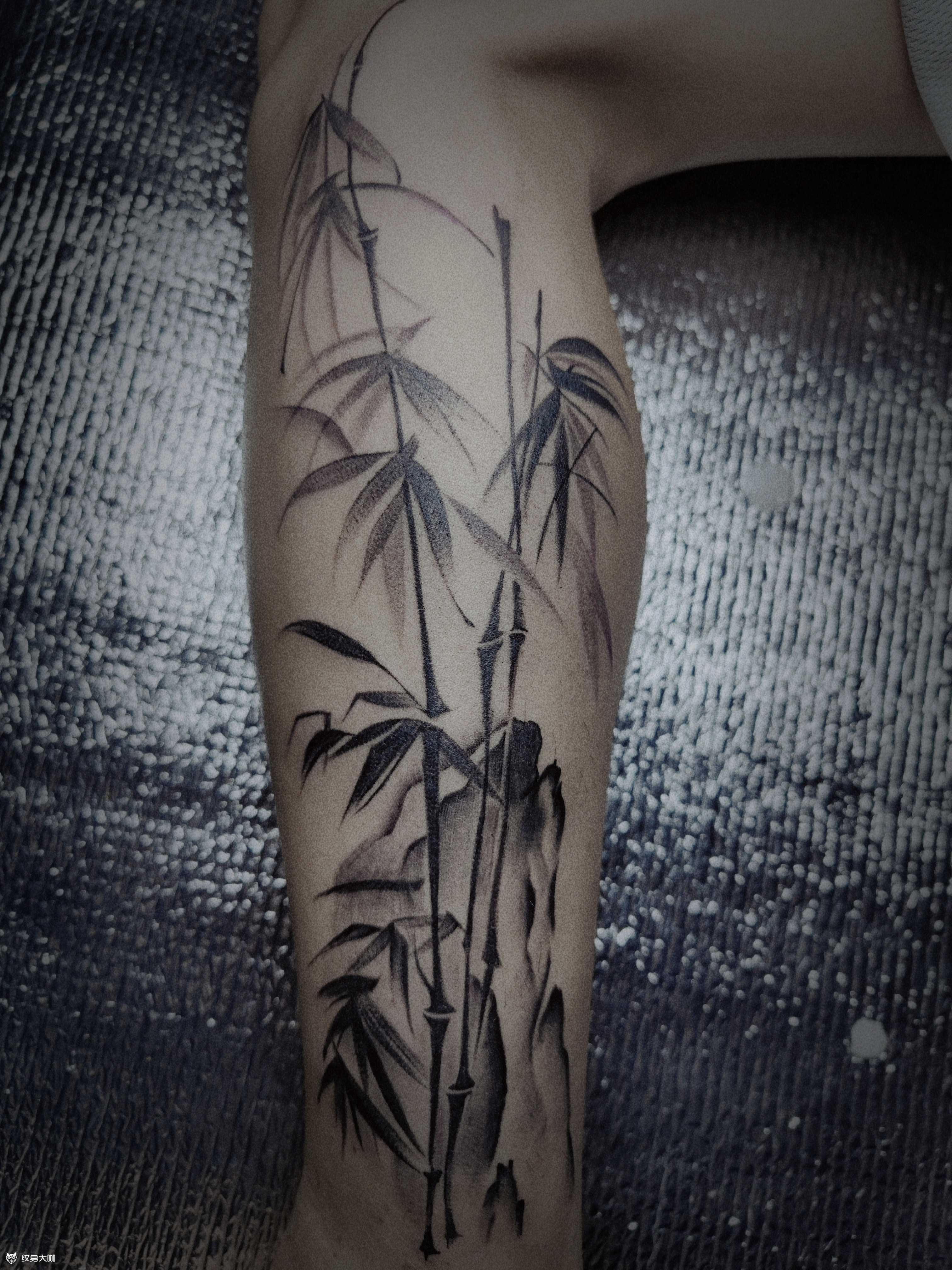 竹子_纹身图案手稿图片_文身师-乐的纹身作品集