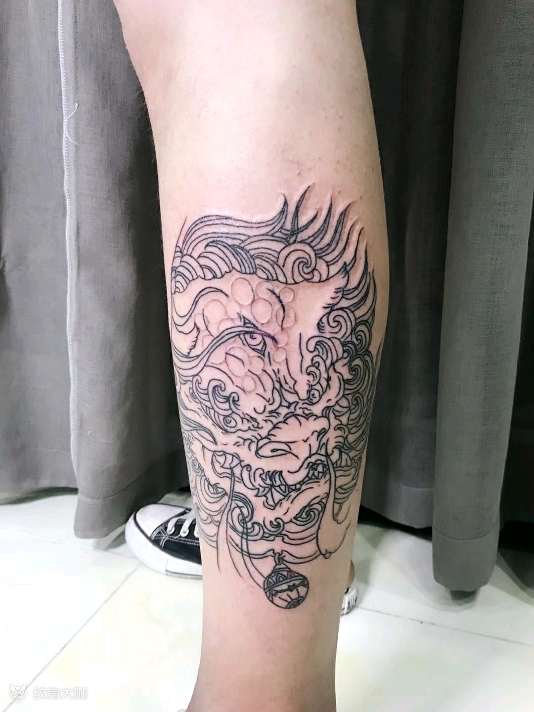 线条_纹身图案手稿图片_胡海蛟的纹身作品集