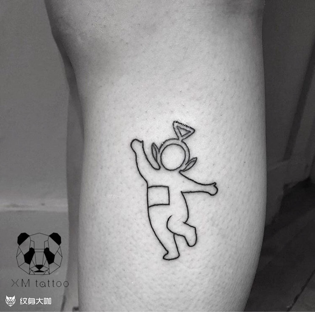 天线宝宝_纹身图案手稿图片_小白的纹身作品集