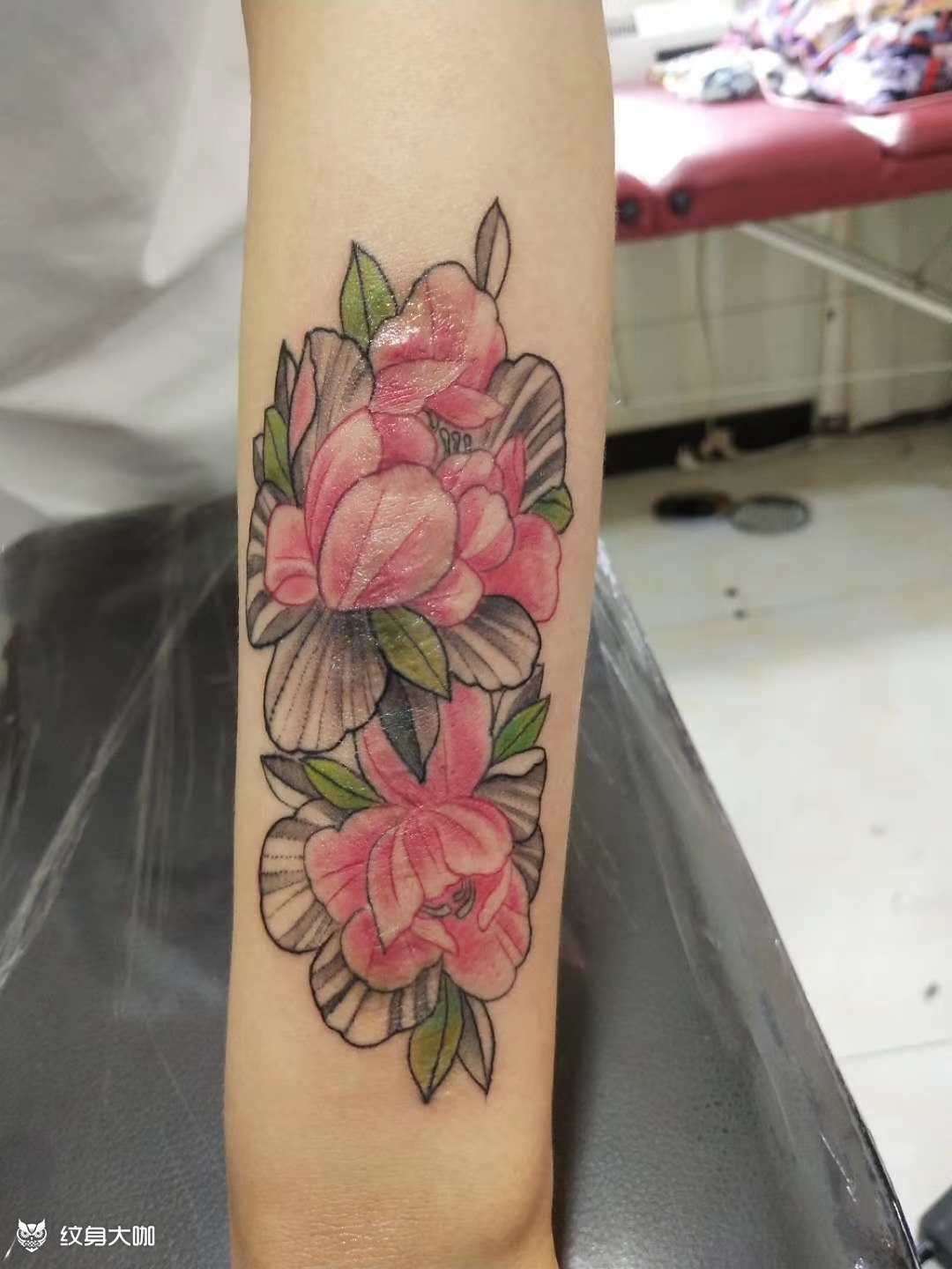 遮盖烟疤_纹身图案手稿图片_谢福帅的纹身作品集