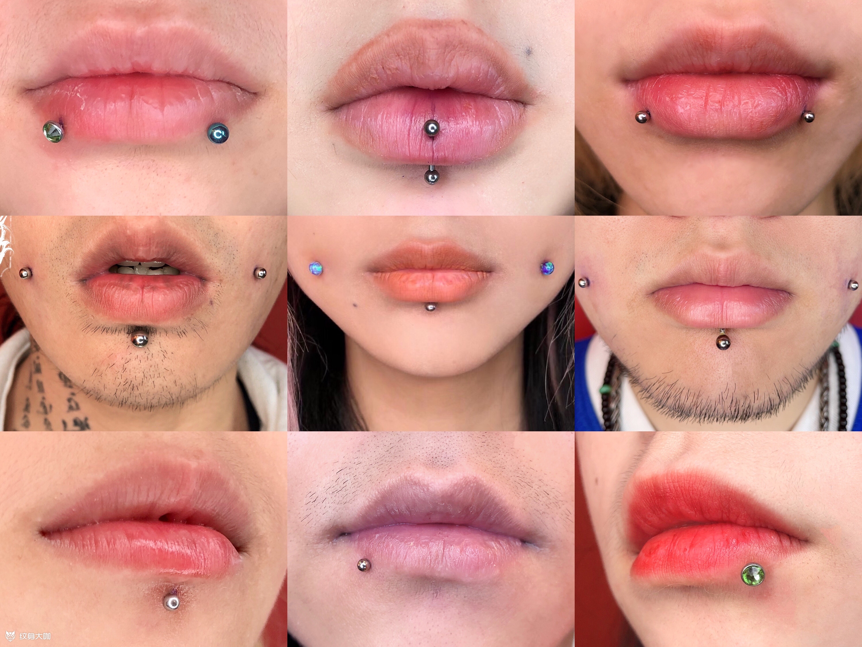 穿孔_纹身图案手稿图片_柒酒的纹身作品集