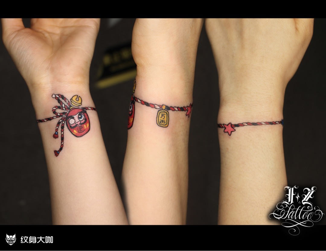 遮盖小手链_纹身图案手稿图片_jz-vivi的纹身作品集