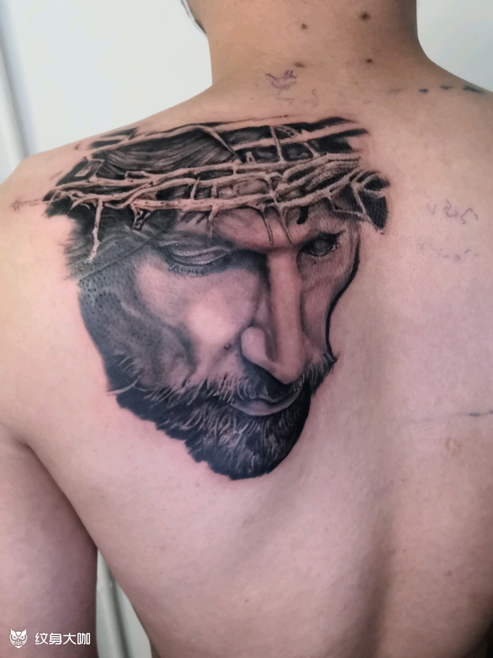 耶稣_纹身图案手稿图片_骆巍然的纹身作品集