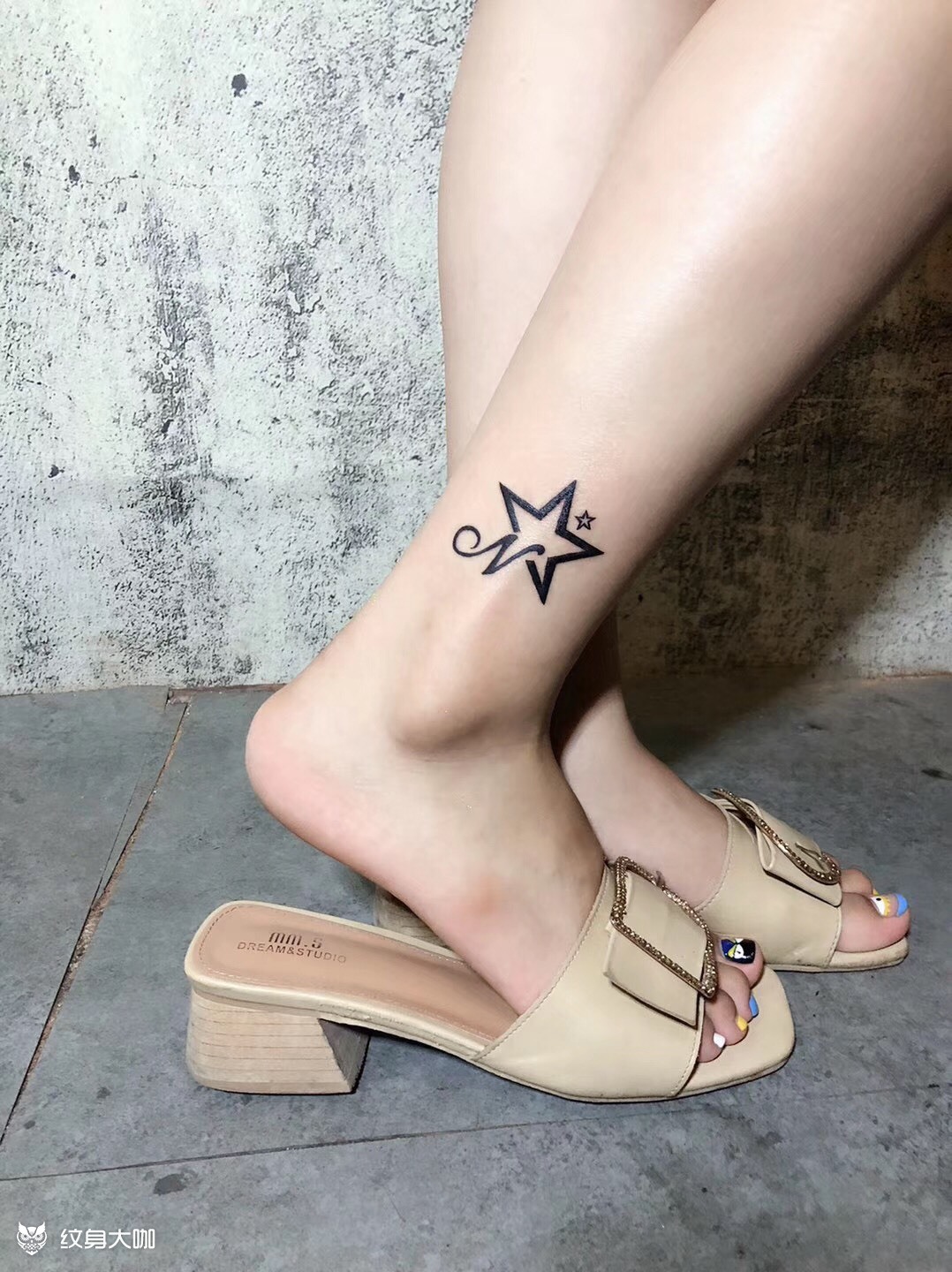 五角星_纹身图案手稿图片_傲世首席-武迪的纹身作品集