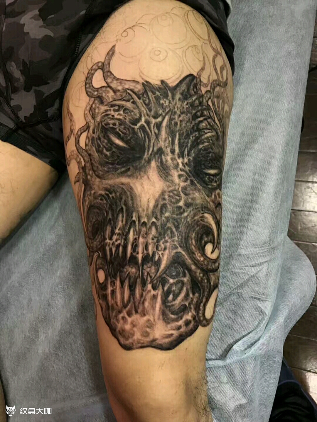 纹身图案手稿图片_萧时哲的纹身作品集