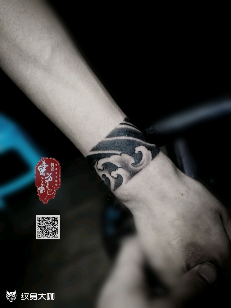 手环_纹身图案手稿图片_林涛的纹身作品集