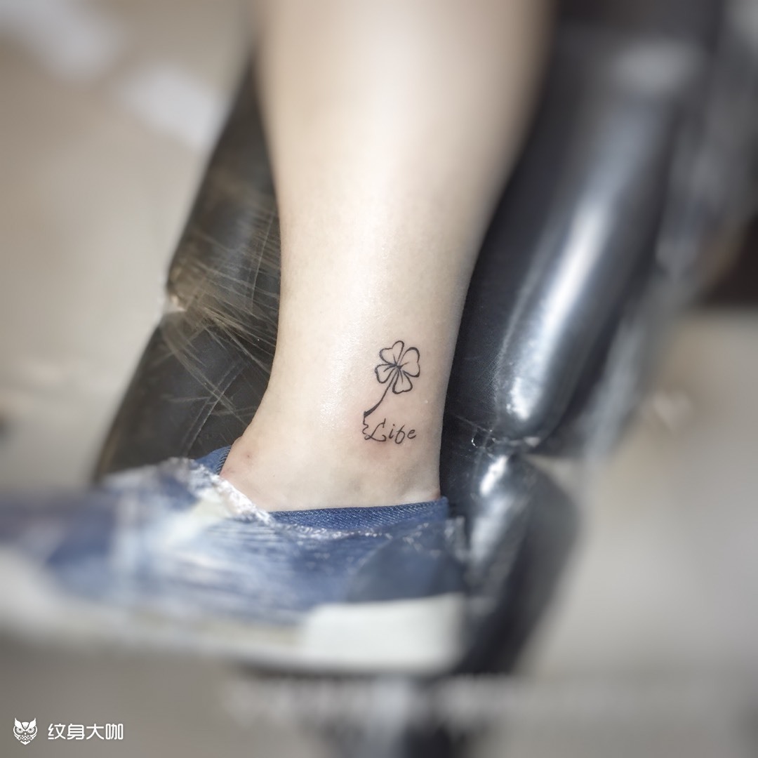 四叶草_纹身图案手稿图片_晨的纹身作品集
