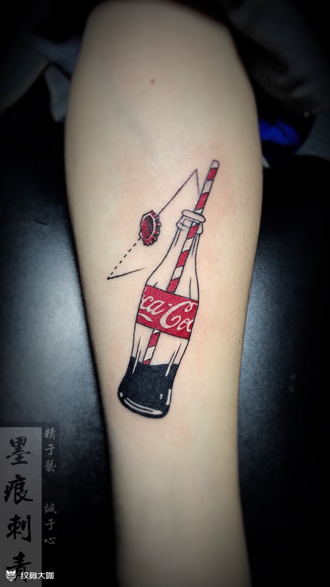可乐_纹身图案手稿图片_墨痕的纹身作品集
