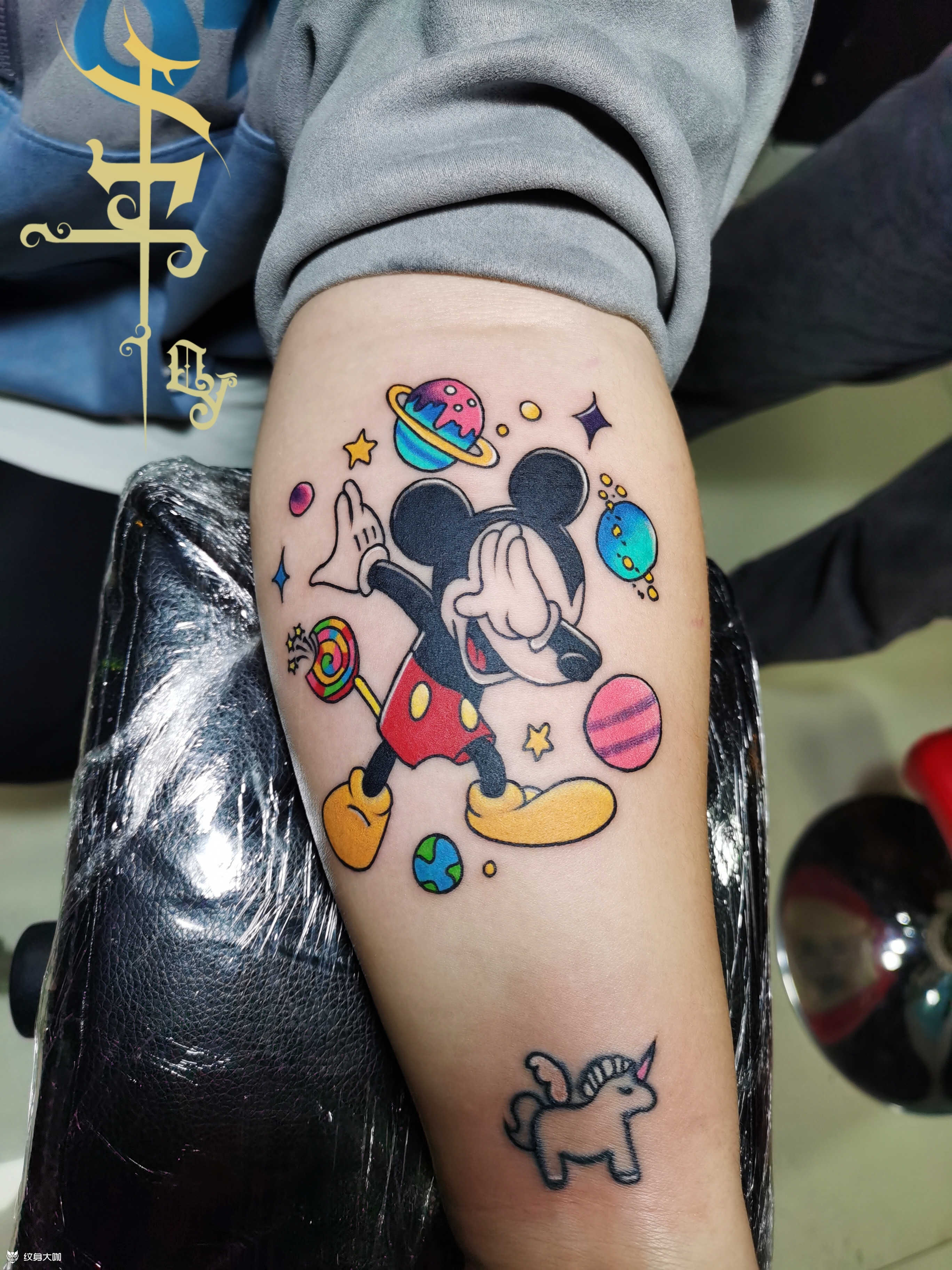 米老鼠_纹身图案手稿图片_内蒙古61千予的纹身作品集