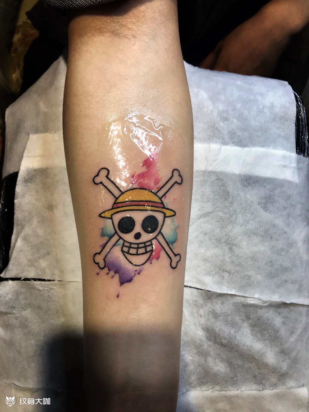 海贼王_纹身图案手稿图片_132的纹身作品集