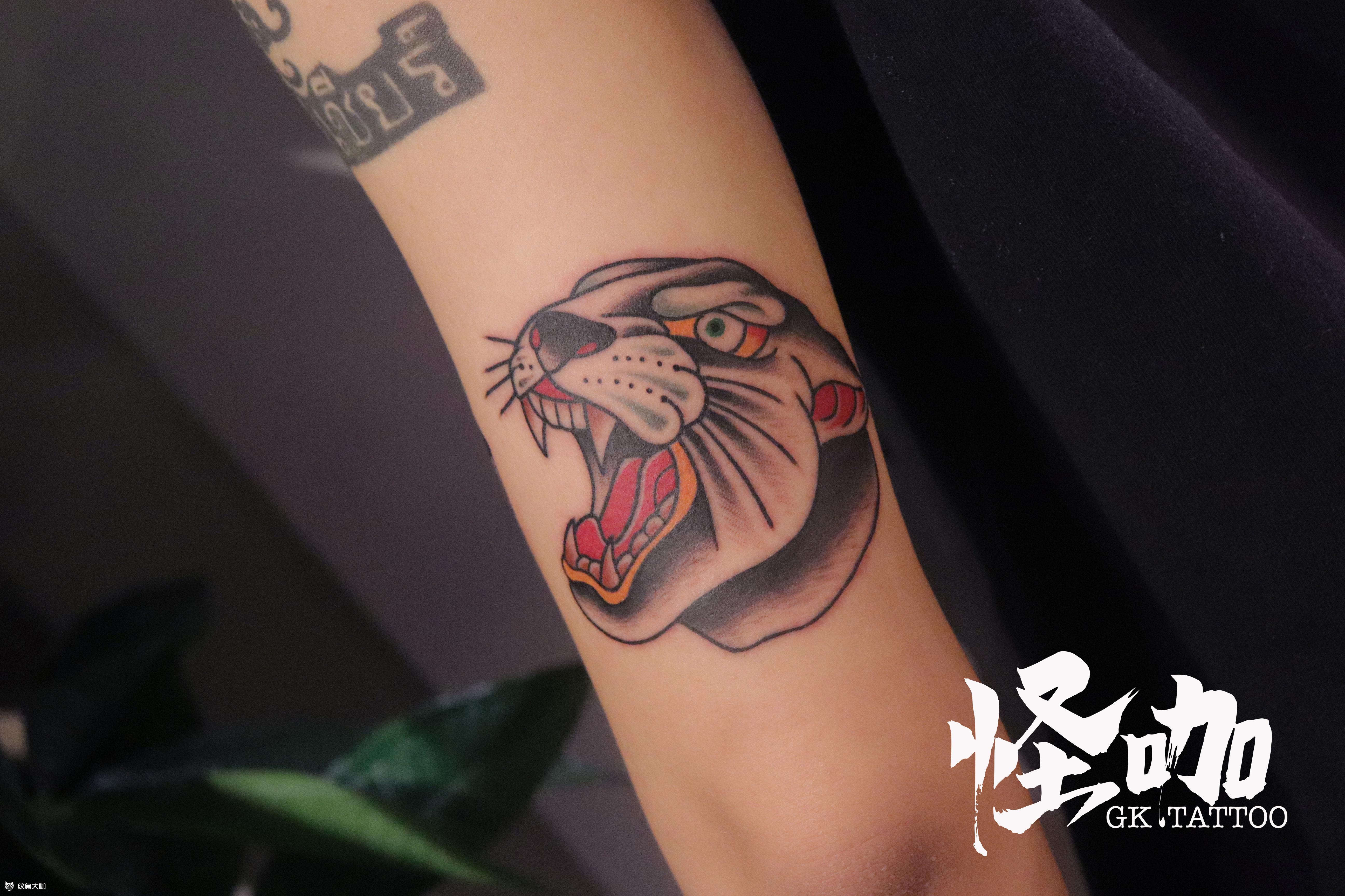 old school黑豹_纹身图案手稿图片_天津怪咖的纹身作品集