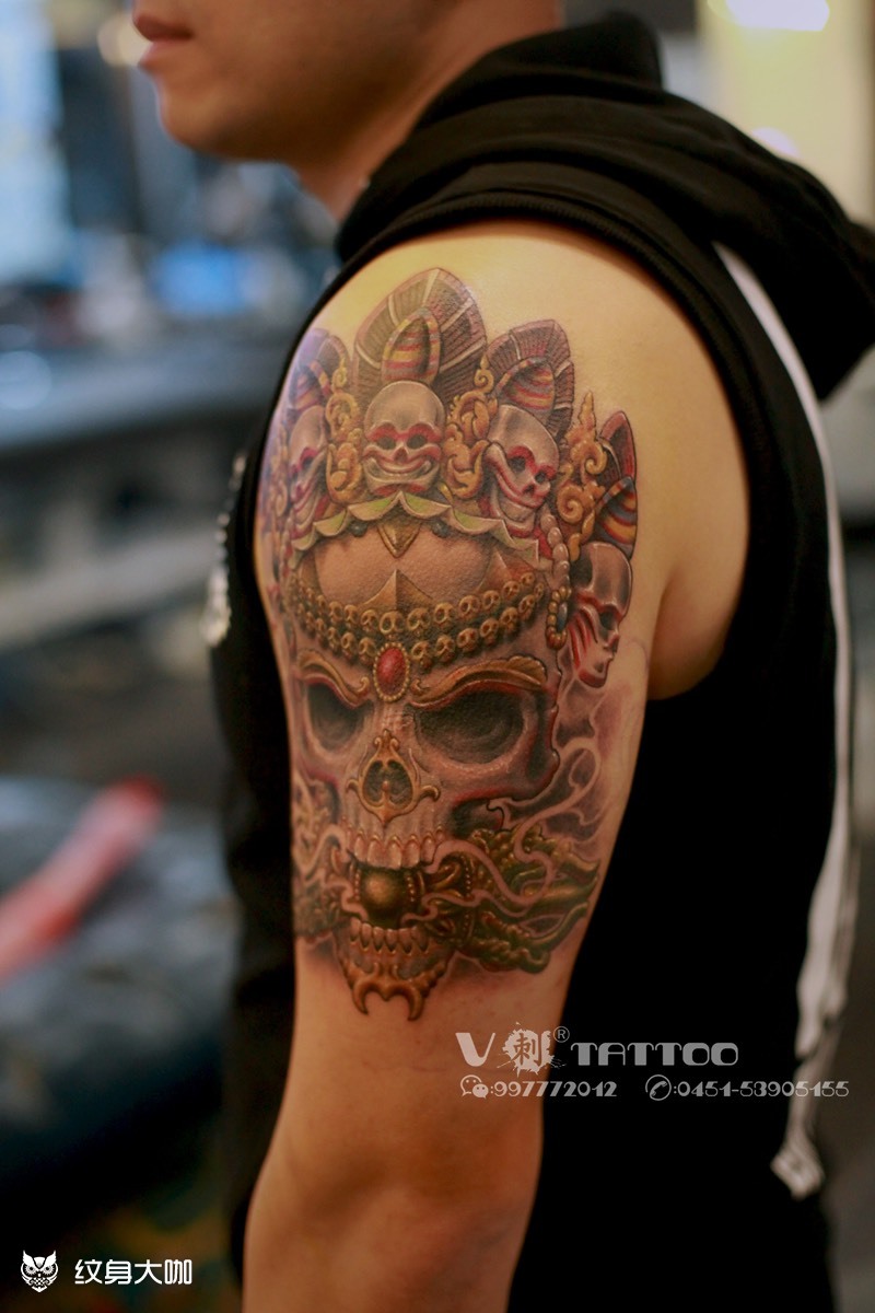 嘎巴拉!_纹身图案手稿图片_阿v的纹身作品集