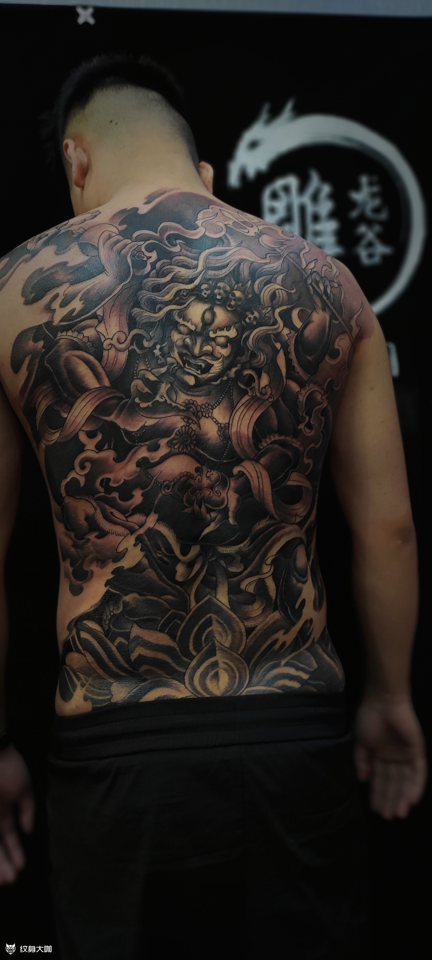 大黑天财神_纹身图案手稿图片_冯迎春的纹身作品集