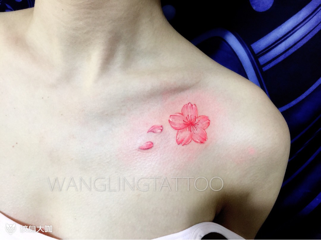 锁骨_纹身图案手稿图片_郑燊的纹身作品集