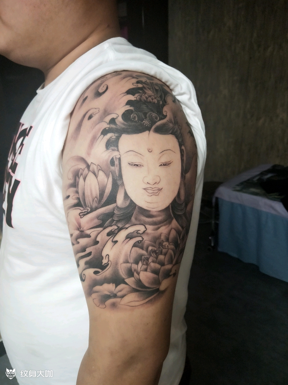 半甲_纹身图案手稿图片_万绣堂的纹身作品集