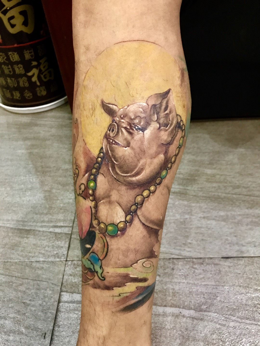 八戒_纹身图案手稿图片_闫老师的纹身作品集