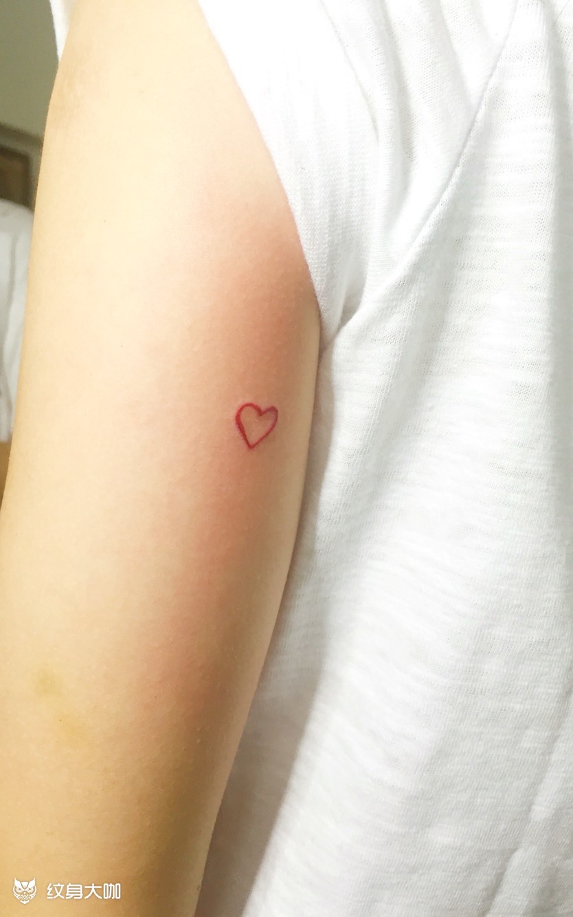 小红心7315_纹身图案手稿图片_楠神的纹身作品集