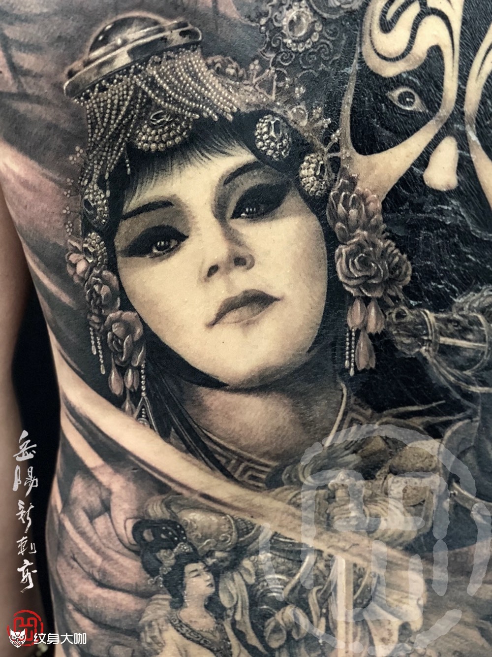 霸王别姬客人从青海远道而来,_纹身吧社区 - 纹身大咖