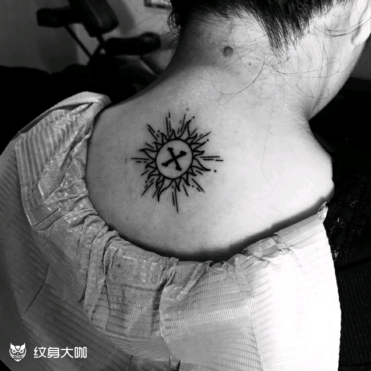 小太阳_纹身图案手稿图片_drroo的纹身作品集
