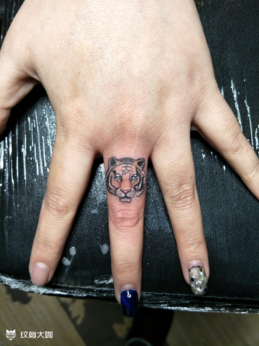 虎头_纹身图案手稿图片_大鹏的纹身作品集
