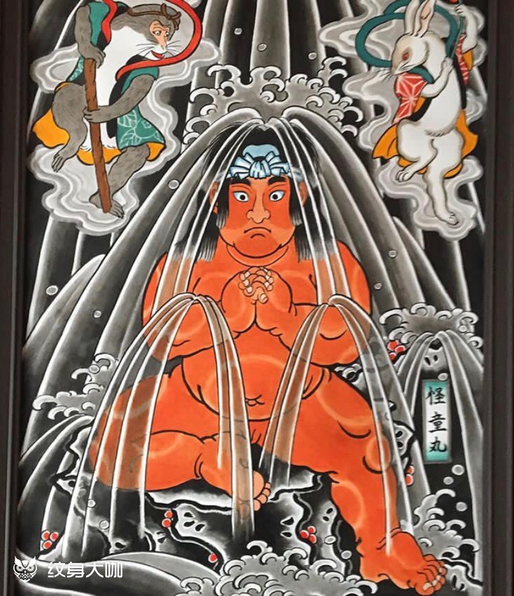 怪童丸_纹身图案手稿图片_刺芙的纹身作品集