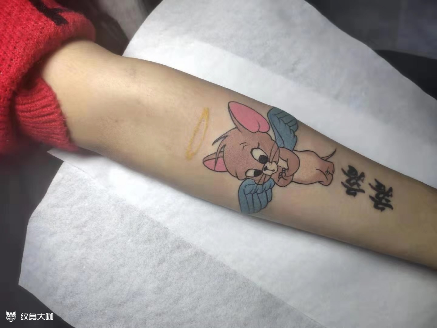 杰瑞鼠_纹身图案手稿图片_刘丽新的纹身作品集