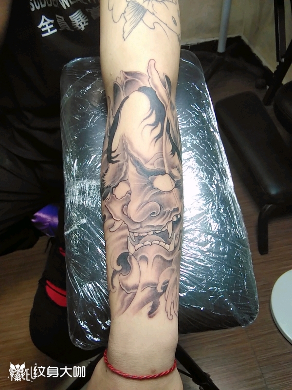 小臂班诺_纹身图案手稿图片_王玉玺的纹身作品集
