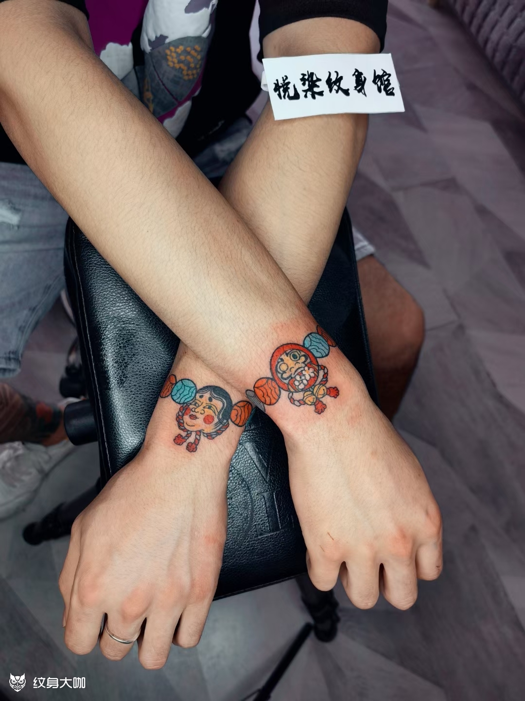 老传统手环_纹身图案手稿图片_孙萍悦的纹身作品集