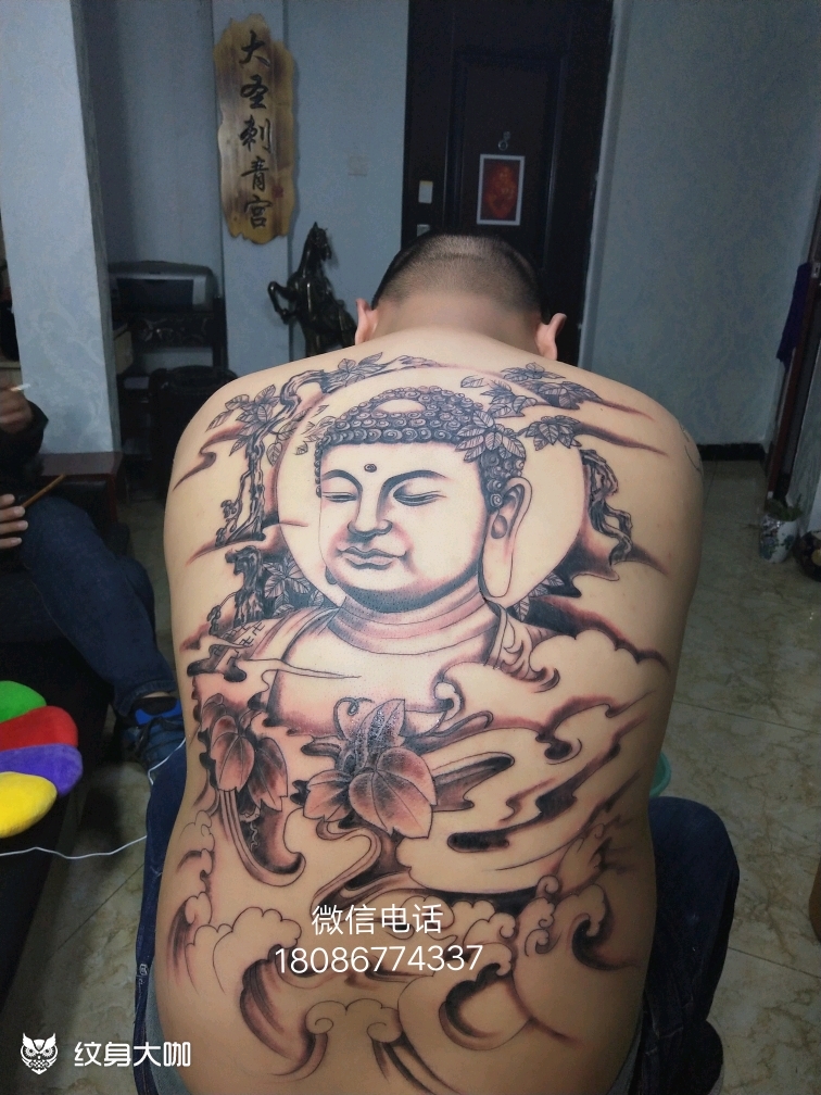 大日如来_纹身图案手稿图片_权华锋的纹身作品集