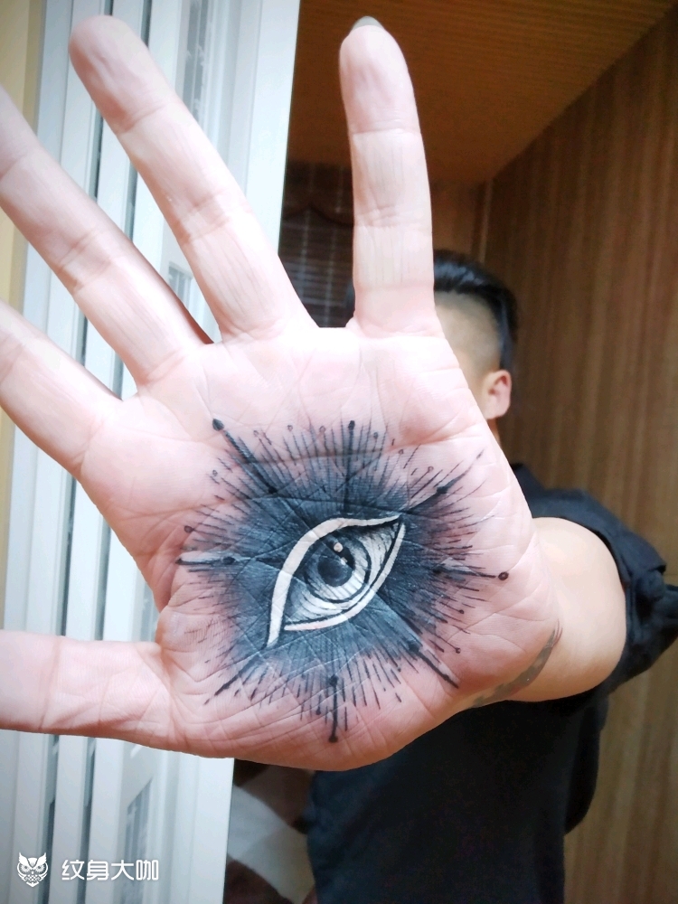 手眼通天_纹身图案手稿图片_张翼飞的纹身作品集
