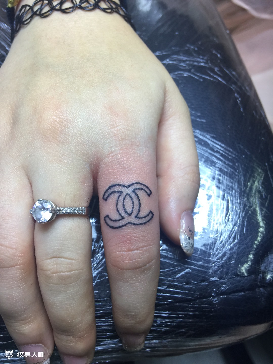 香奈儿_纹身图案手稿图片_王东的纹身作品集