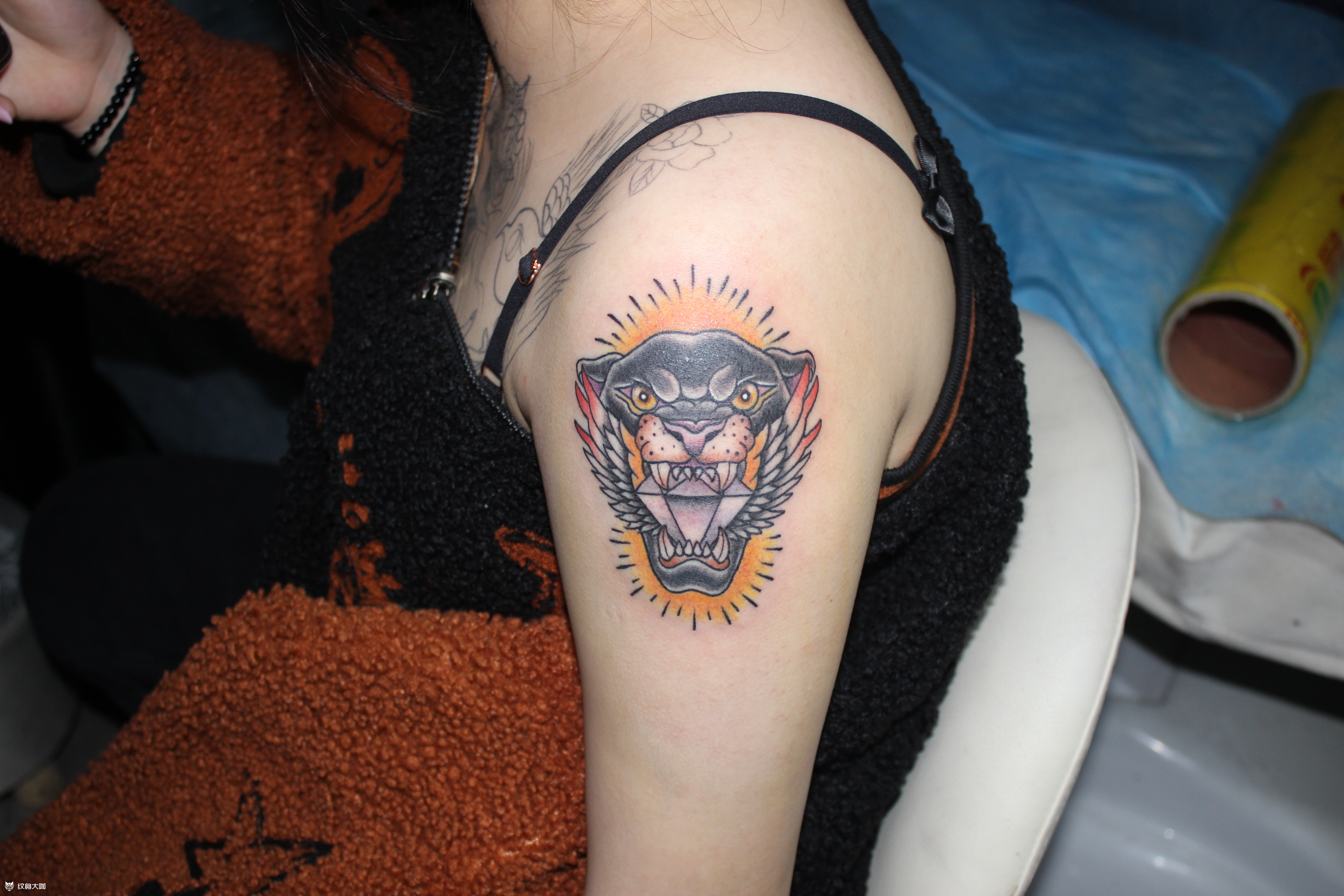 豹子纹身图案大全图片