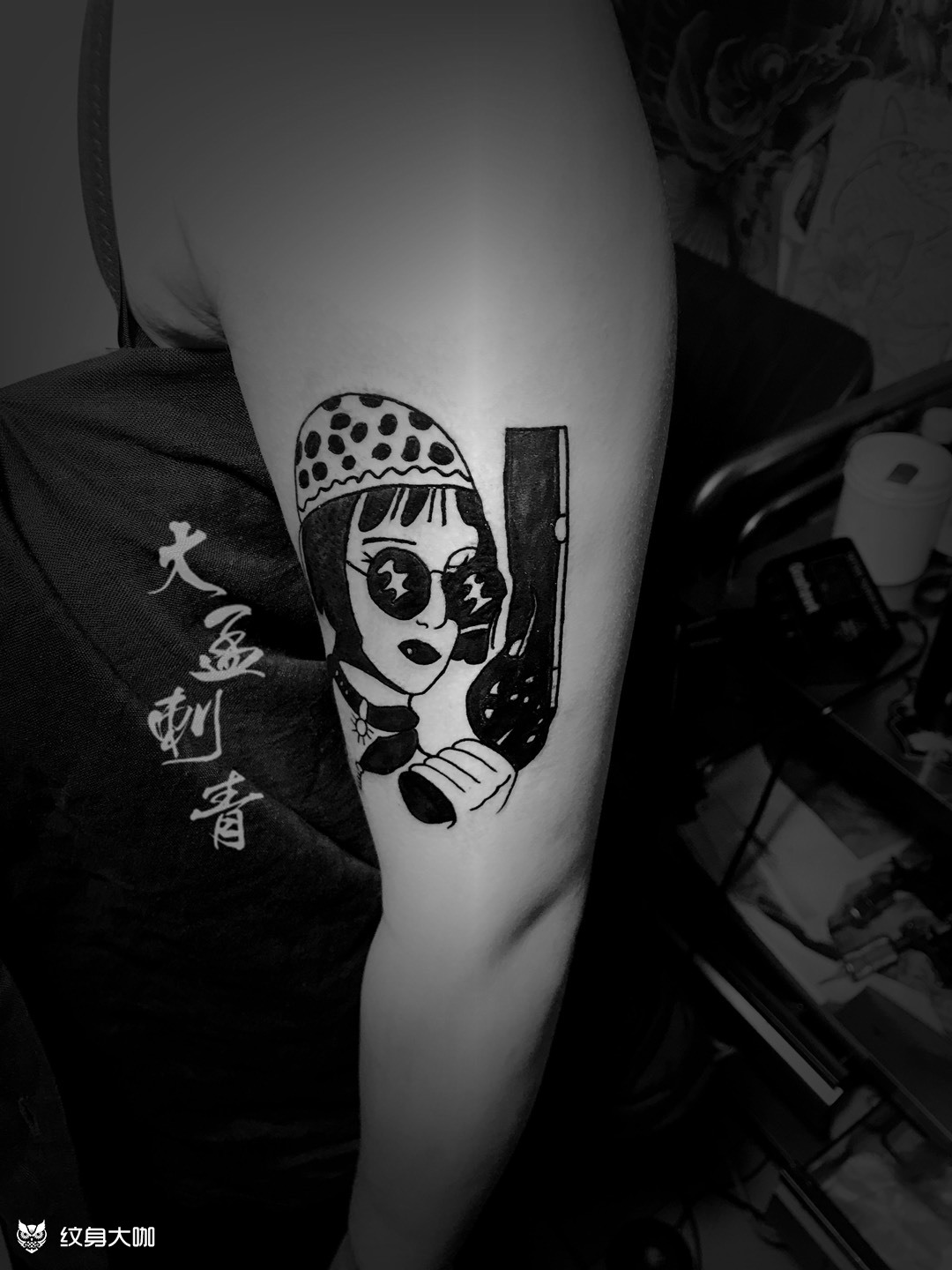 杀手不太冷_纹身图案手稿图片_大孟的纹身作品集