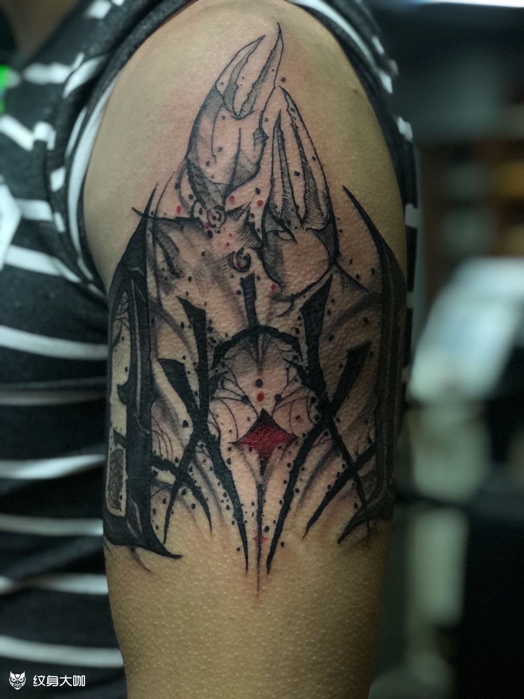 日常花体字,巨蟹_纹身图案手稿图片_乱涂乱画小蜘蛛的纹身作品集