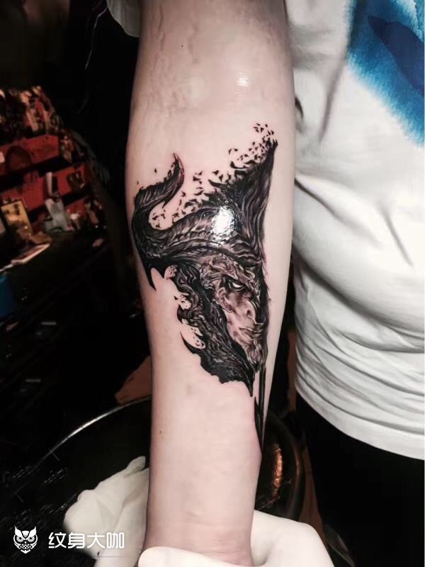 亚索_纹身图案手稿图片_夏云杰的纹身作品集